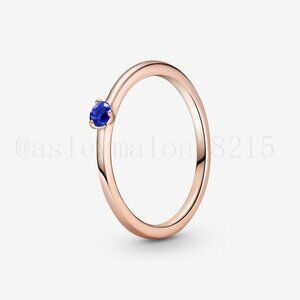 Pandora Stellar Blue Solitaire Ring